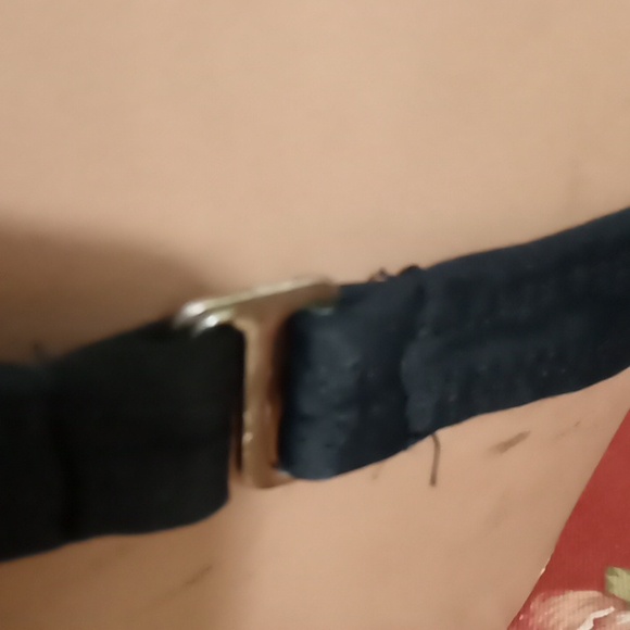 George bikini bra strapless with gold tone decor and clasp closure. - Picture 5 of 7